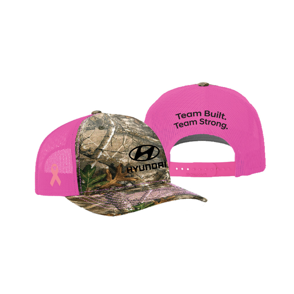BC Camo Trucker Pink Mesh Back Cap